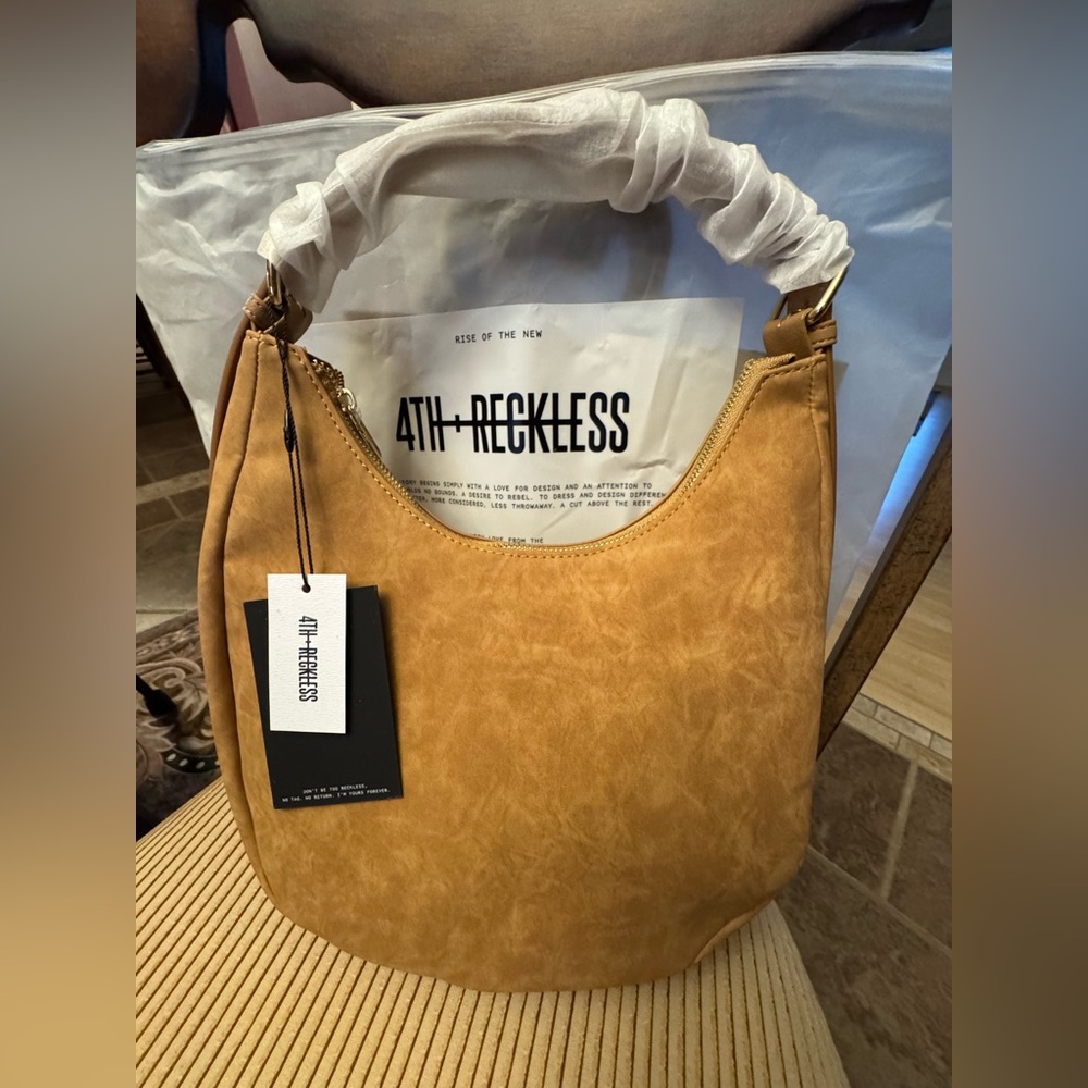 4th and reckless Tan Hobo Bag